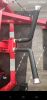 Used Plate Loaded Commercial Curl Machine (Hammer Strength Replica) Red