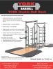 ST DOUBLE HALF RACK  - SILVER