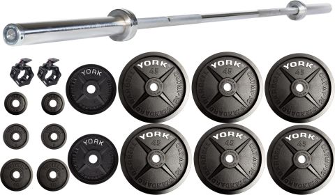 Legacy Cast Iron Precision Milled Olympic Plate Set 400lb