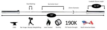 Women’s Elite Olympic Training Weight Bar