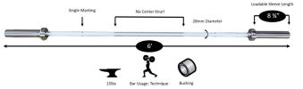 “Ultra-Lite” Aluminum Weight Bar