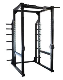 ST POWER RACK w/ HOOK PLATES - 40" WIDTH - BLACK