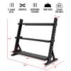 Valor Flat Shelf 3 Tier Tray Storage Rack for Fitness Equipment