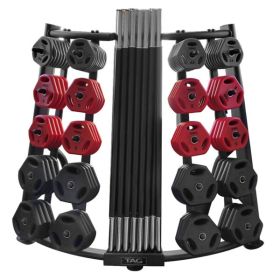 Tag Fitness Cardio Pump Set with Rack