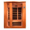 Lugano 3 Person Ultra Low EMF FAR Infrared Sauna