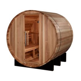 Golden Designs "St. Moritz" 2 Person Barrel Traditional Sauna (GDI-B002-01) (BACKORDER) Golden Designs "St. Moritz" 2 Person Barrel Traditional Sauna (GDI-B002-01) (BACKORDER)