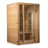 Maxxus "Seattle" 2 person Near Zero EMF FAR Infrared Sauna Canadian Hemlock