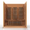 MX-K306-01 Maxxus Low EMF FAR Infrared Sauna Canadian Red Cedar