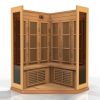 MX-K356-01 Maxxus Low EMF FAR Infrared Sauna Canadian Red Cedar