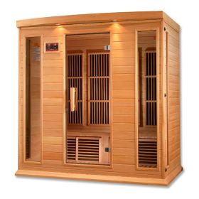 MX-K406-01 Maxxus Low EMF FAR Infrared Sauna Canadian Hemlock