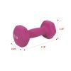 Sunny Health & Fitness Neoprene Dumbbell - 5lb (PAIR)