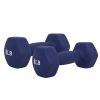 Sunny Health & Fitness Neoprene Dumbbell - 8lb (PAIR)