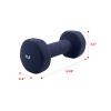 Sunny Health & Fitness Neoprene Dumbbell - 8lb (PAIR)