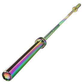 Valor Rainbow Coated Needle Bearing Barbell 86" 28mm