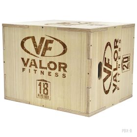 Valor 3 in 1 Wood 18" x 20" x 24" Plyo Box