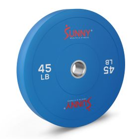 Sunny Health & Fitness Elite 2-inch Rubber Olympic Weight Plates 45-Pound - SF-OP01-45