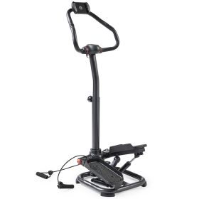 Sunny Health & Fitness Power Stepper with Resistance Bands and Handlebar SF-S021055