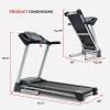 Sunny Health & Fitness SF-T7515 Smart Treadmill with Auto Incline