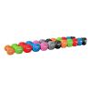 Tag Fitness Vinyl Coated Beauty Bell Dumbbells Set w/Rack