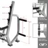 Valor Bench Press w/ Plate Storage - Safety Catch - Spotter Stand