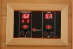 Maxxus "Avignon Edition" 3 Person Corner Near Zero EMF FAR Infrared Sauna - Canadian Red Cedar