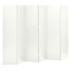 vidaXL 6-Panel Room Divider White 94.5"x70.9" Steel