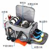 Duffel Bag with 10 Optimal Compartments Gym Bag Including Water Resistant Pouch