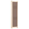 vidaXL 5-Panel Room Divider Brown 78.7"x66.9"x1.6" Fabric