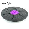 Yoga Balance Board Disc Stability Round Plates Exercise Trainer For Fitness Sports Waist Wriggling Fitness Balance Board-C; Exercise Equipment