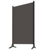 vidaXL 3-Panel Room Divider Anthracite 102.4"x70.9"