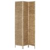 vidaXL 3-Panel Room Divider 45.7"x63" Water Hyacinth