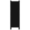 vidaXL 4-Panel Room Divider Black 78.7"x70.9"