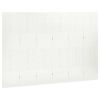 vidaXL 6-Panel Room Divider White 94.5"x70.9" Steel