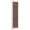 vidaXL 4-Panel Room Divider Brown 62.9"x66.9"x1.6" Fabric