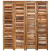 vidaXL Room Divider Solid Reclaimed Wood 66.9"