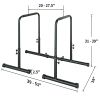 Power Tower Dip Station with Bench Pull Up Bar Stand Adjustable Height Heavy Duty Multi-Function Fitness Training Equipment