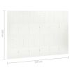 vidaXL 6-Panel Room Divider White 94.5"x70.9" Steel