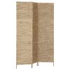 vidaXL 3-Panel Room Divider 45.7"x63" Water Hyacinth