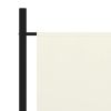 vidaXL 3-Panel Room Divider Cream White 102.4"x70.9"