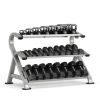 Spirit Fitness Adjustable Dumbbell & Kettlebell Rack