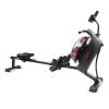 Sunny Health & Fitness Hydro + Dual Resistance Smart Magnetic Water Rowing Machine in Black - SF-RW522017BLK