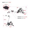 Sunny Health & Fitness SF-RW5515 Magnetic Rowing Machine