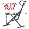 Sunny Health & Fitness Row-N-Ride® Plus Assisted Squat Machine - NO. 077PLUS