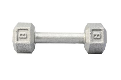 Cast Iron Hex Dumbbell Residential only (weight: 8)