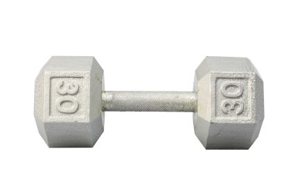 Cast Iron Hex Dumbbell Residential only (weight: 30)
