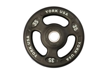 YORK "ISO-Grip" Urethane Plate - Black (weight: 35)