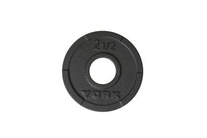 G-2 Olympic Dual Grip Thin Line Cast Iron Plate - Black - **PAIRS ONLY** (weight: 2.5)
