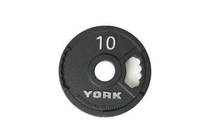 G-2 Olympic Dual Grip Thin Line Cast Iron Plate - Black - **PAIRS ONLY** (weight: 10)