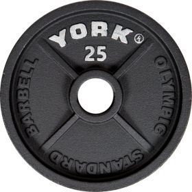 Int'l Cast Iron Olympic Plate - Black (weight: 25)