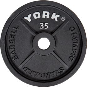 Int'l Cast Iron Olympic Plate - Black (weight: 35)